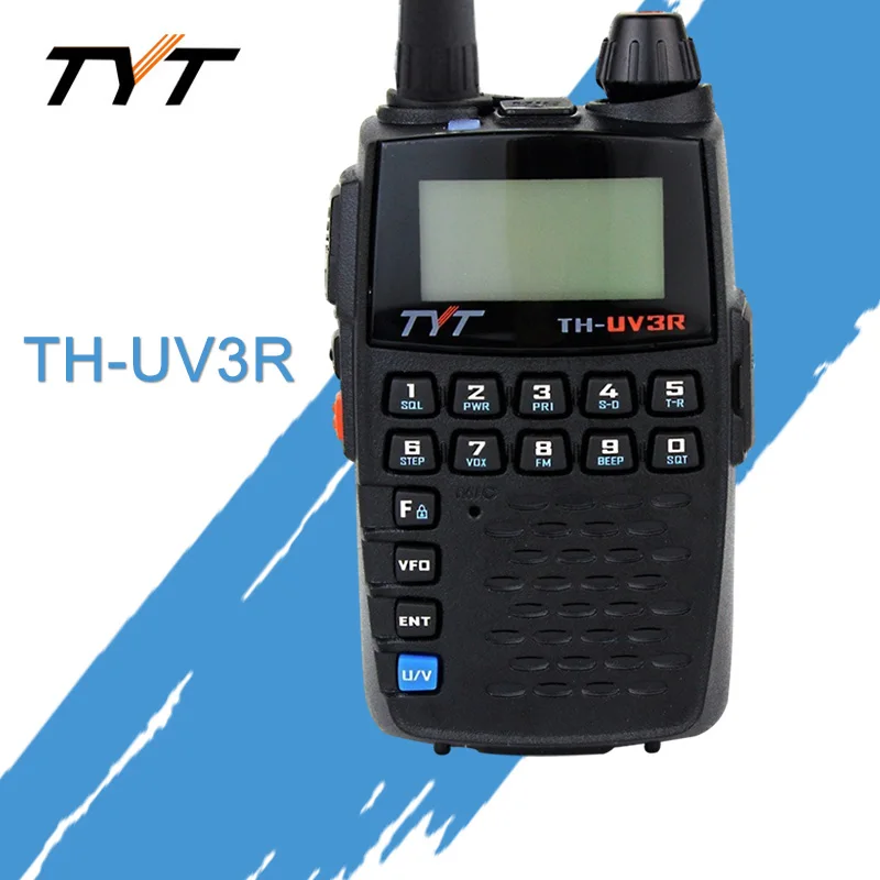 

Apply to TYT TH-UV3R Mini Handheld Two Way Radio VHF/UHF Amateur HT Radio USB Charging CTCSS/DCS Walkie Talkie FM Transceiver