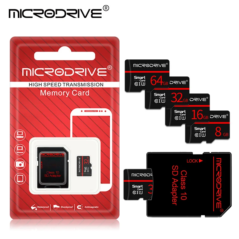 Высокая скорость Micro SD карты TF карты 4 GB/8 GB/16 GB/32 GB/64 GB 128 Гб карта памяти класса 10 cartao de карты памяти для смартфонов