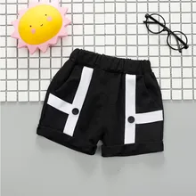 BibiCola/Детские летние шорты для мальчиков, Повседневные детские штаны для маленьких мальчиков, пляжные свободные шорты с эластичной резинкой на талии, тонкие