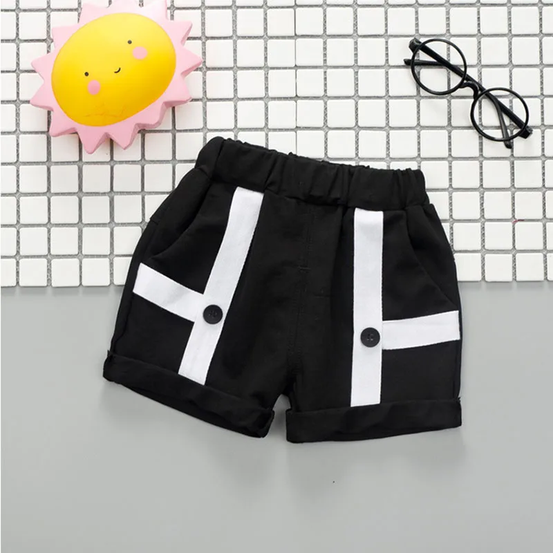 

BibiCola Kids Summer Boys Shorts Casual Children Pants For Baby Boys Beach Loose Shorts Elastic Waist Thin