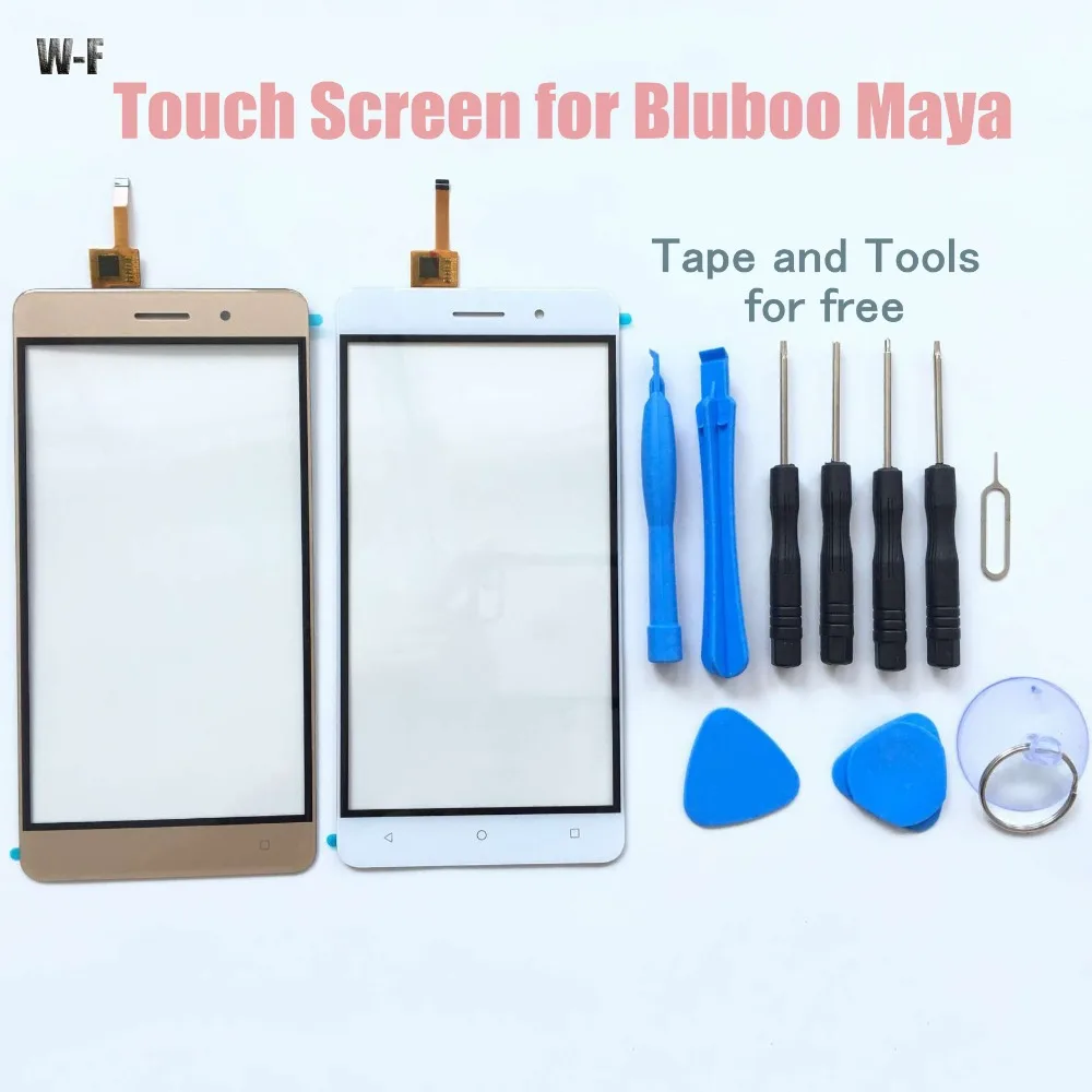 Original Bluboo Maya Touch Screen with Tools Glass Panel Accessories Smart Phone Replacement For Bluboo Maya