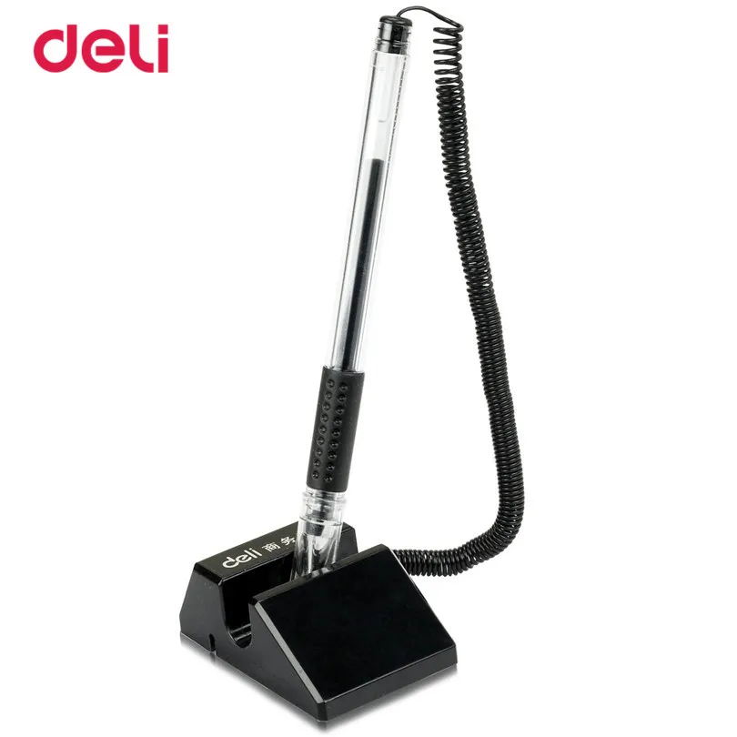 

Deli Gel-Ink Pen Cute High Quality Business Desk Black Gel Pen for Writing 0.5mm Counter Table Gel Pen Desk Stationery supplies