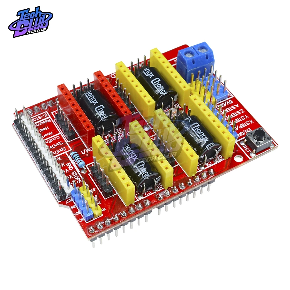 A4988 Драйвер CNC Щит Плата расширения V3 гравер Щит 3d принтер ЧПУ для Arduino CNC щит V3