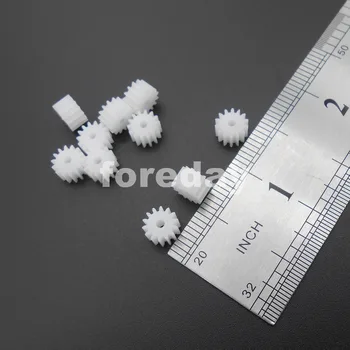 

40PCS 0.5M 14T 2A 1.95MM Plastic Spur Gear 0.5 Modulus T=14 Aperture: 2mm DIY Model Accessories 40PCS/LOT *FD224X40