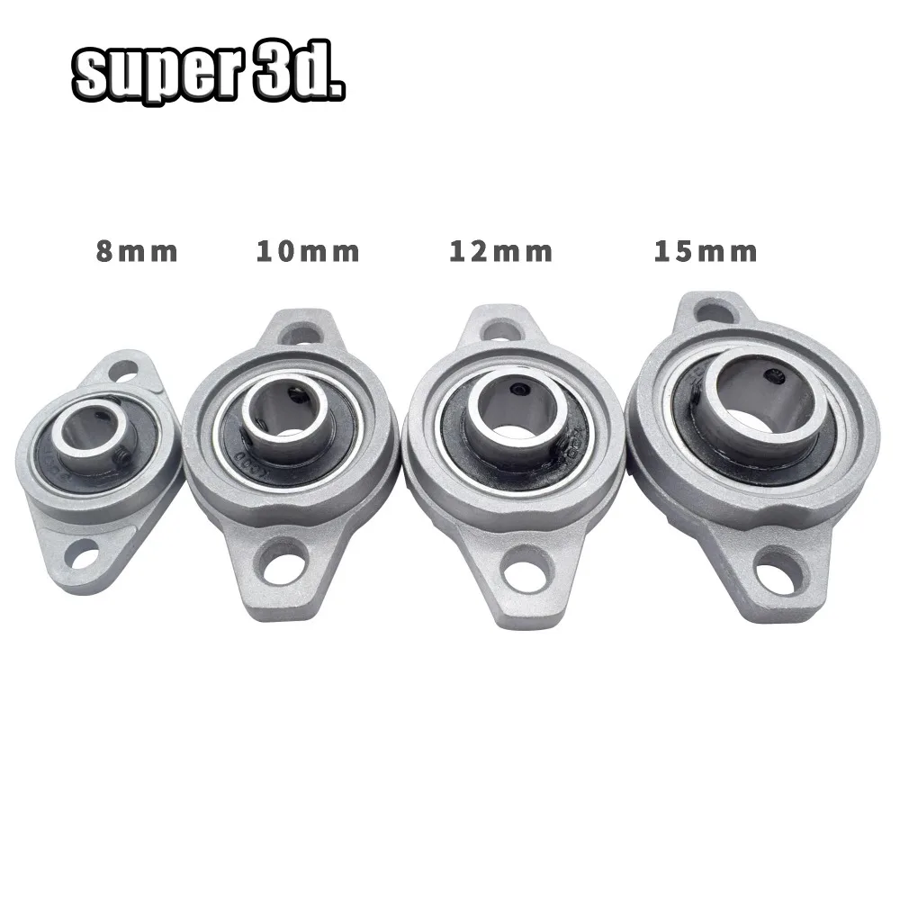 

1pcs KFL8/KFL10 /KFL12/KFL15 Shaft Ball Bearing Pillow Block Support Hosing Bearing Seat Pedestal for 3D printer