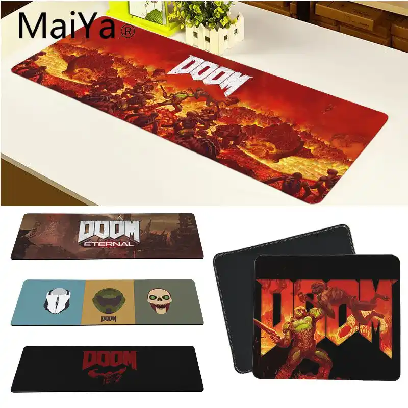 Высококачественный коврик для игровой клавиатуры Maiya DOOM резиновый мыши