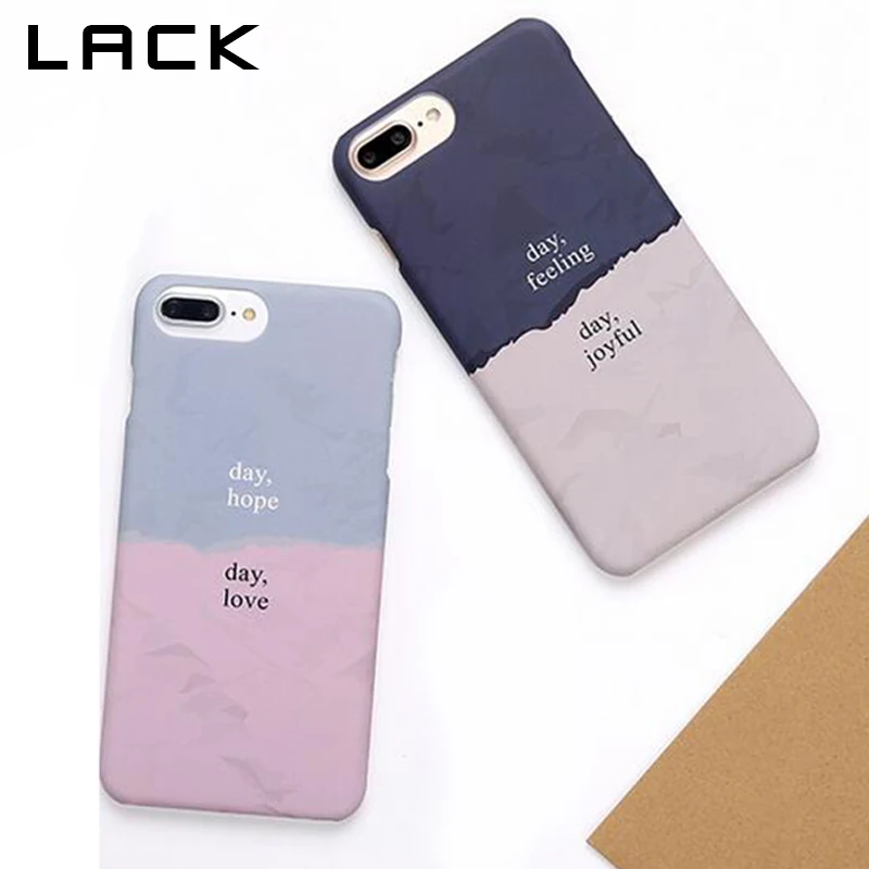 

LACK Geometric Series Phone Cases For iphone XS Max X XR 8 7 6S 6 Plus 5 5S SE Cover Fashion Grid Stripes Splice Cases Hard Capa