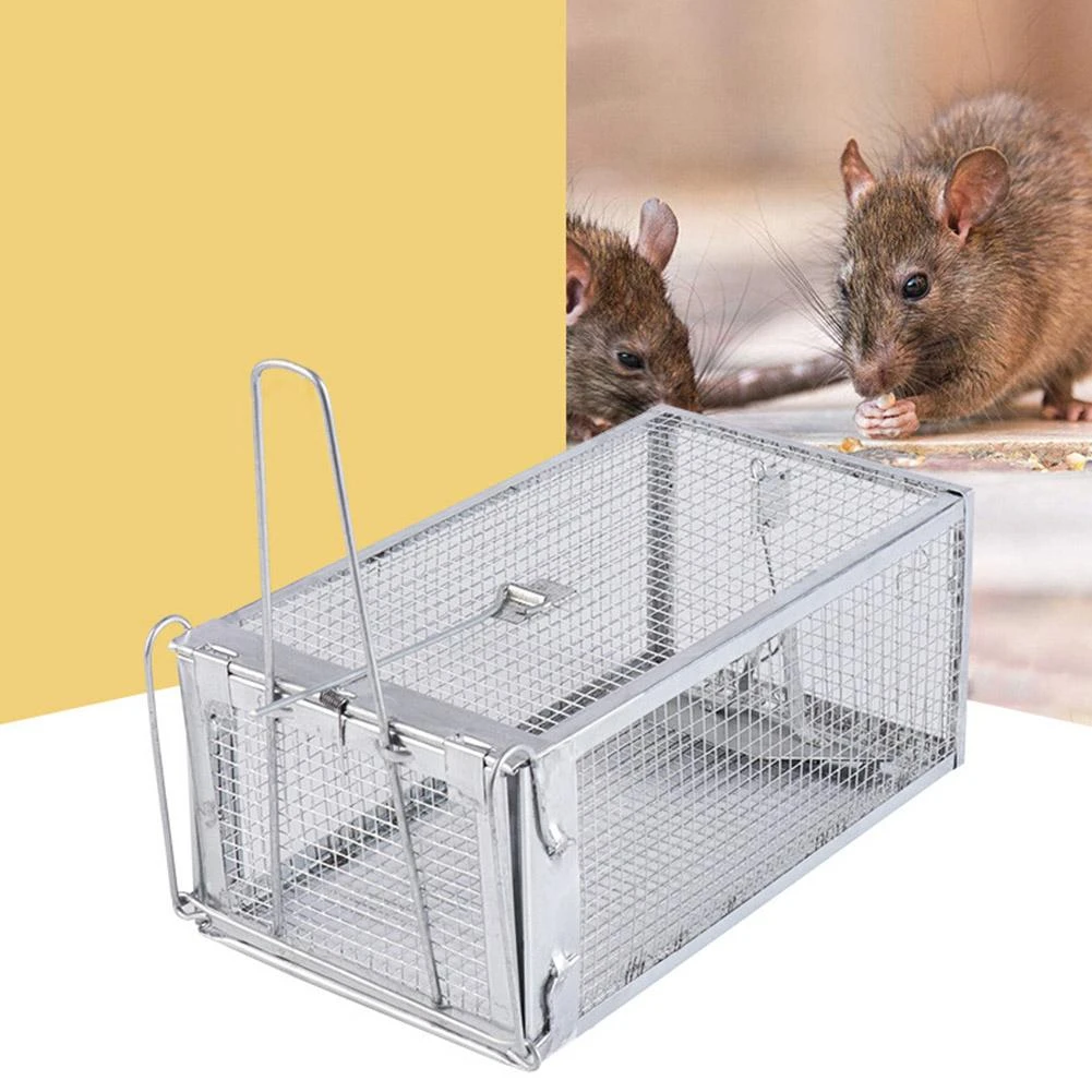Nuevo ratón rata de interior al aire libre trampa de ardilla trampa de animales pequeños cebo jaula de caza ratones ratonera para el hogar jaula de roedores|Trampas| AliExpress