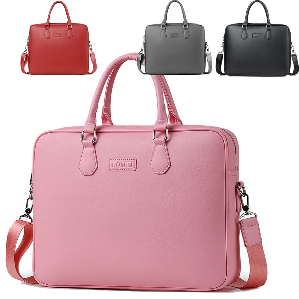 

12 13 13.3 14 15 15.6 Inch Waterproof PU Laptop Notebook Tablet Bag Bags Case Briefcase Messenger Shoulder for Men Women