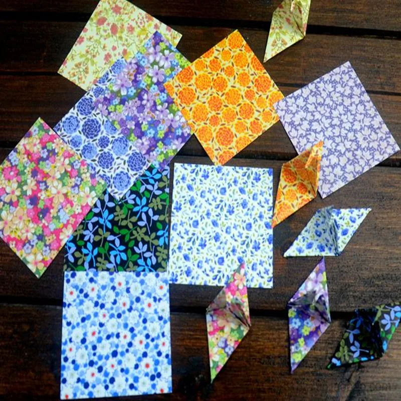 

Beautiful 95pcs/lot Cheap Floral Pattern Diy Kids Origami Paper Scrapbooking Decoration Background Creative Decorative Paper