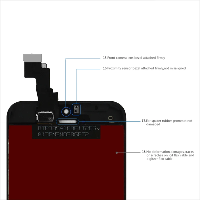 10 шт./лот AAA Качество без битых пикселей ЖК дигитайзер для iPhone 5C ЖК-дисплей с сенсорным экраном Цифровая сборка DHL Быстрая
