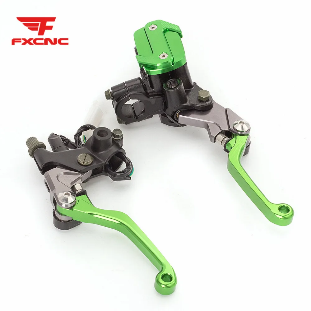 7/8 &quot22 мм Dirt Pit Bike Мотокросс тормозной рычаг сцепления Главный цилиндр для Kawasaki
