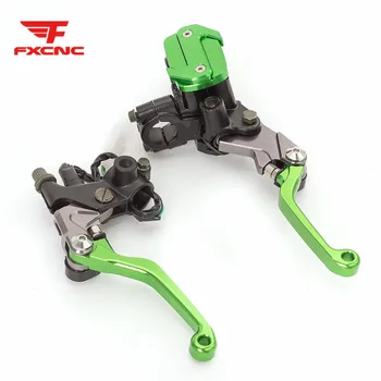 

7/8" 22MM Dirt Pit Bike Motocross Brake Clutch Lever Master Cylinder Brake Lever For Kawasaki KX250F KX 250F 250CC 2004