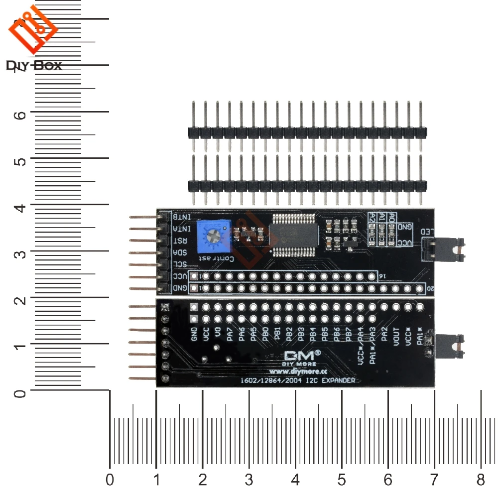 5 в MCP23017 1602/2004/12864 ЖК драйвер модуля IIC I2C последовательный интерфейс адаптер плата