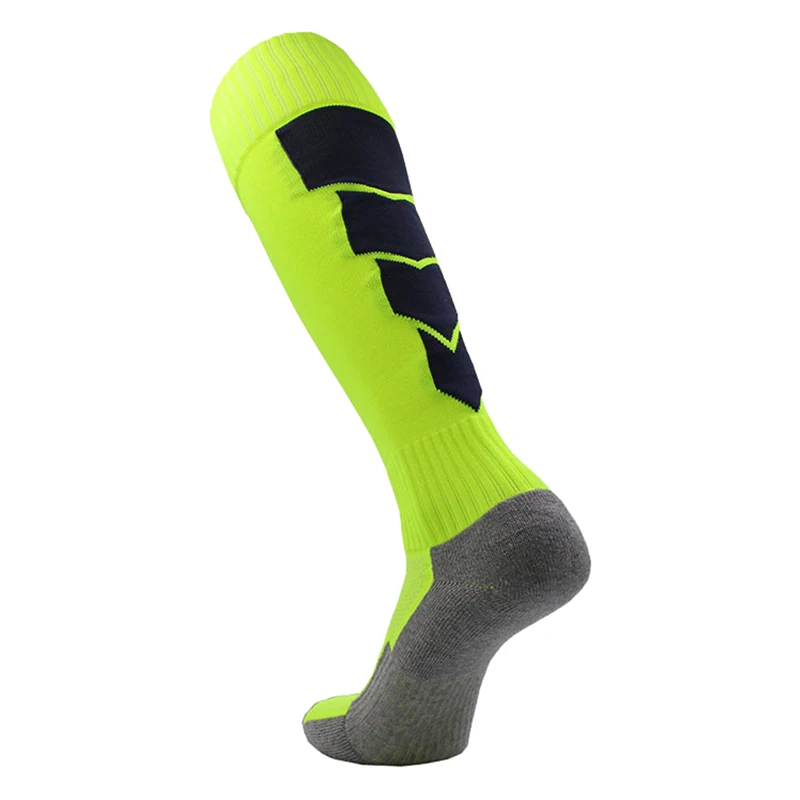 Coolmax, профессиональные футбольные носки, высокое качество, чулки для верховой езды, полотенце, дышащие, противоскользящие, Спортивная, велосипедная обувь, AC0168