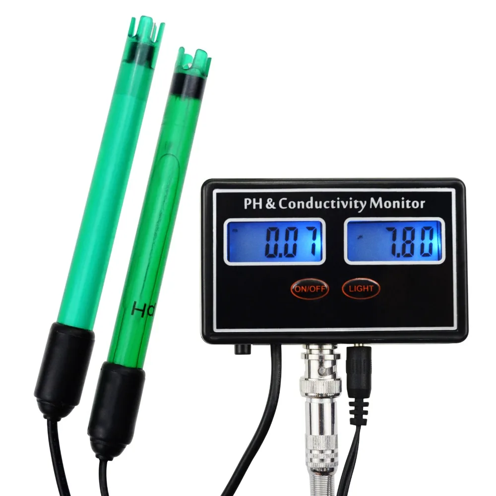 Online PH/EC Conductivity Monitor Meter Tester ATC, Water Quality Real