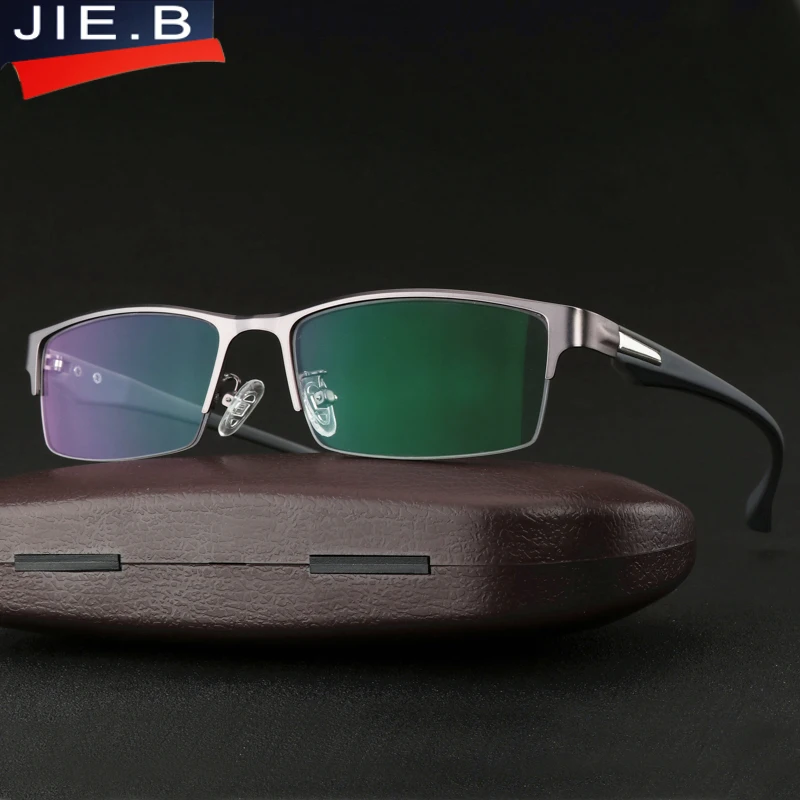 Cena Okulary do czytania z fotochromem mężczyźni asferyczna twarda spoina lense Reader okulary elastyczne świątynie nogi pół ramki mężczyzna prezbiopia