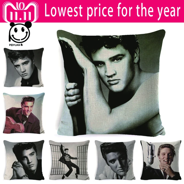 Nordic Natale Elvis Presley Cuscino copre Cotone sequin copertura del cuscino pe Nordic Natale Elvis Presley Cuscino copre Cotone sequin copertura del cuscino pe