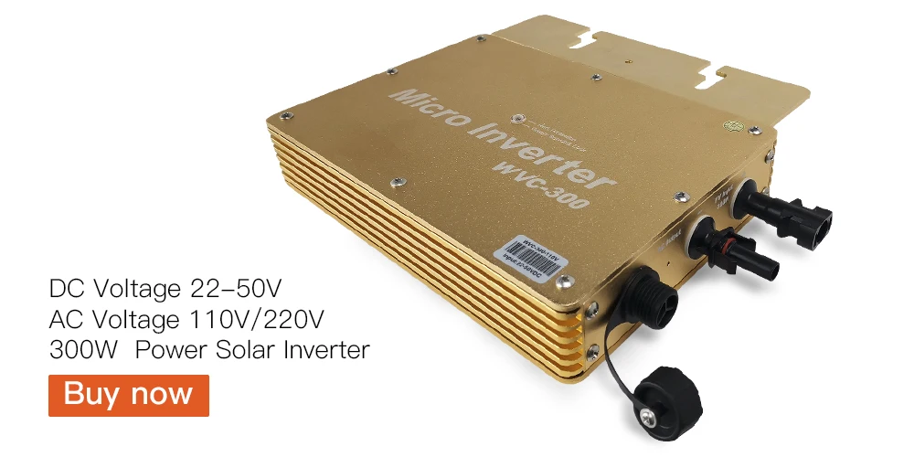 Водонепроницаемый IP65 300 W Солнечная Выход AC120V/230 V сетки галстук инвертора микро-инвертор инверсор 300 Ватт для решетчатой Солнечные энергетические установки для дома