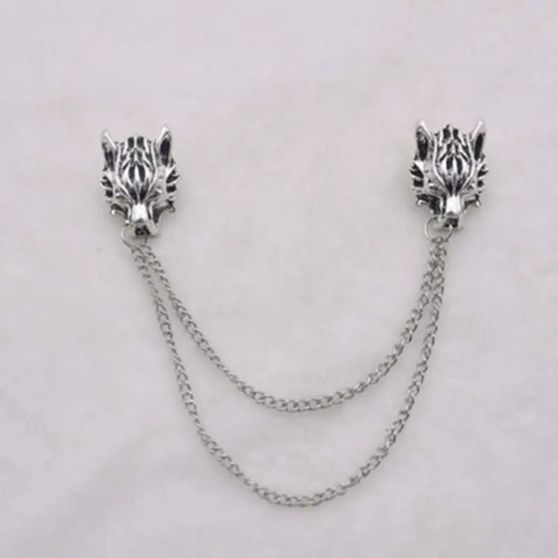 Брошь с кисточкой DoreenBeads в форме головы льва для мужчин и женщин модные ювелирные