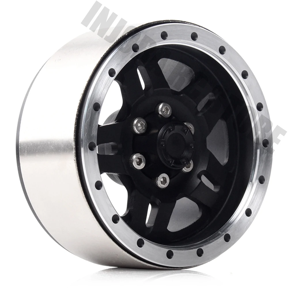

Metal Alloy 1.9'' 1/10 RC Car Wheel Rim BEADLOCK 1PCS/4PCS for Axial SCX10 90046 D90 Wheel Hub