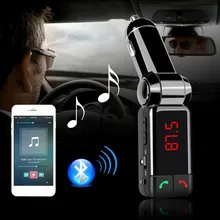 Car MP3 Audio Player Bluetooth FM Transmitter FM Modulator Bluetoth Car Kit HandsFree LCD Display USB Charger for iPhone Samsung