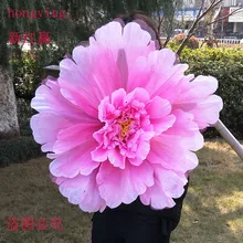 1 шт. Пион Искусственные цветы 50-60 см реквизит для танцев искусственный цветок реквизит для танцев ручной цветок Детский реквизит