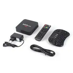 S905W mxq Pro Android 7,1 tv Box Amlogic четырехъядерный 64 бит Ram 1 Гб rom 8 Гб 4 K mxq Pro WiFi смарт медиаплеер с I8 клавиатурой