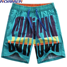 NOR для мужчин модный принт пляжные шорты повседневное Короткие штаны sungas de praia ho s купальники