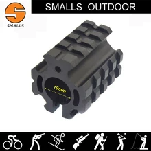 Тактический Airsoft Аксессуары 19 мм кольцо пробки фонарик держатель красной лазерной стояк крепление Fit 20 мм Уивер Пикатинни для охота