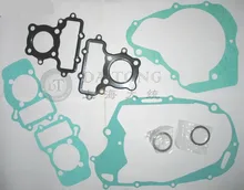 Full set Twin Engine repair Gasket For Yamaha XV125cc Motorcycle Sealing Case Gasket Kit suzuki atv Moped Part