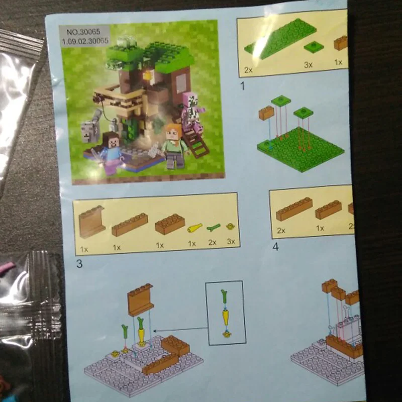 Новинка 423 шт. DIY классический дом дерева мой мир модель фигурки строительные блоки кирпичи детские развивающие игрушки для детей подарки на вечеринку