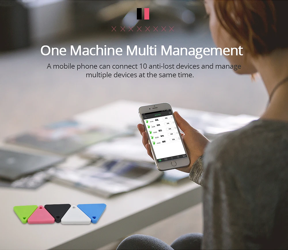 TISHRIC Hot Key Finder Wallet Dog Cat kids GPS locator anti lost keychain Smart Search Bluetooth Tracker Tag itag Keyfinder (17)