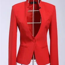 Новинка, женские блейзеры, Женские официальные блейзеры, пиджаки, пальто, верхняя одежда, одежда для деловых женщин, блейзеры, одежда для работы, красный цвет
