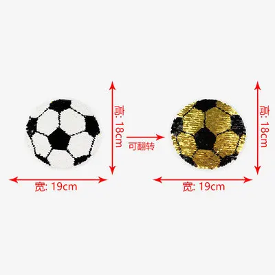 Футбольные блестки с обратимым изменением, пришитые нашивки для одежды, детская футболка для мальчиков и девочек, пальто, вышитая обратная аппликация в виде кота - Цвет: B