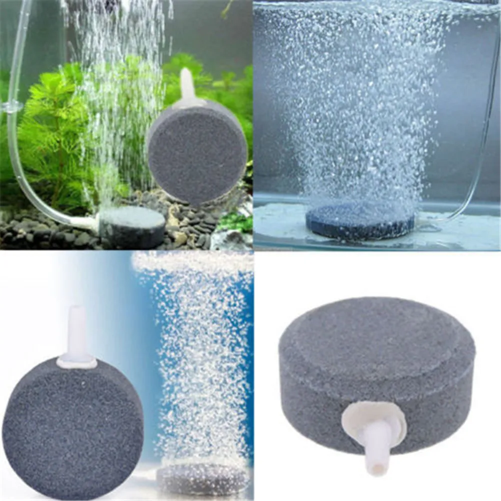 4cm Dia Air Stone Bubble Disk Aquarium Air Pump Hydroponic Oxygen Plate
