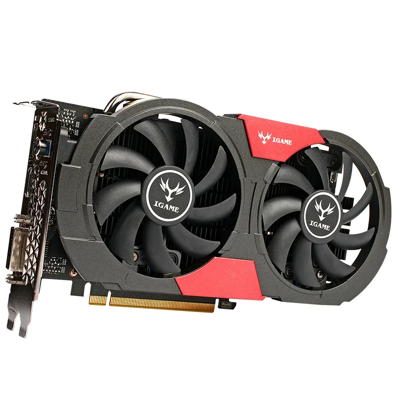 Графическая карта COLORFUL GPU iGame GTX 1050Ti U4GD5 графическая GDDR5 PCI E X16 3 0 видеокарта DVI + HDMI DP