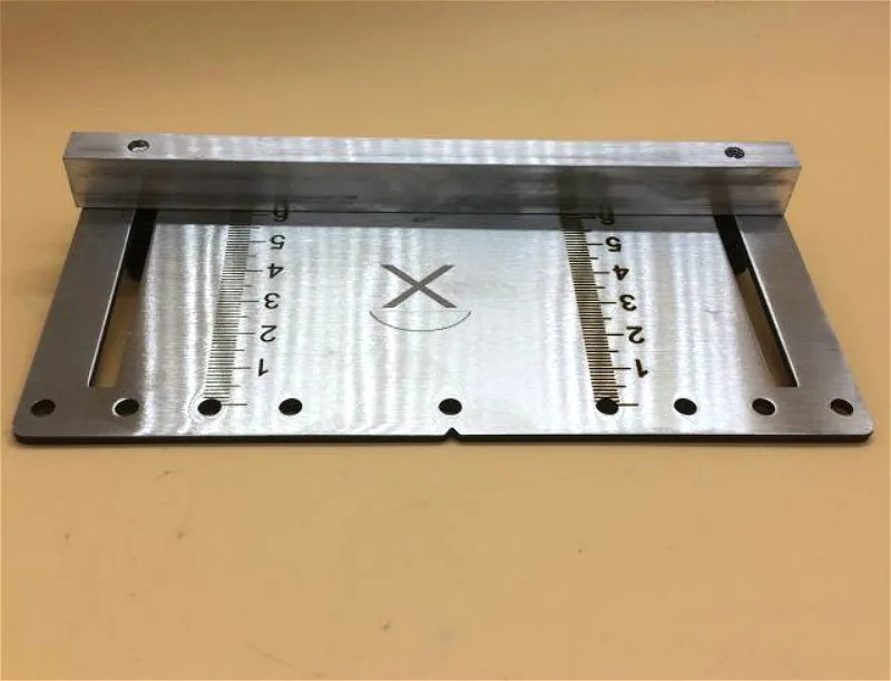 

1Set Handle Hole Locator Door Knob and Pull Installation Jig and Shelf Pin Jig Boring Hole Drill Guide Stainless Steel