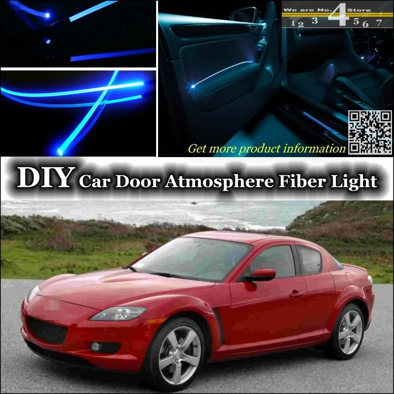 Us 20 09 20 Off Fur Mazda Rx 8 Rx8 Rx 8 Innen Umgebungslicht Tuning Atmosphare Fiber Optic Band Lichter Innen Turverkleidung Beleuchtung Refit In