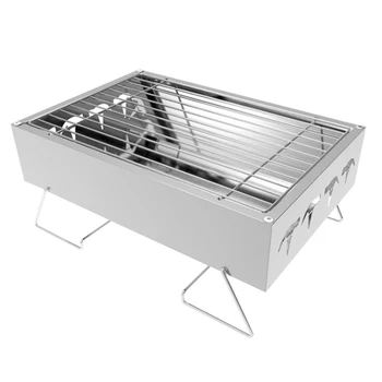

MrY Outdoor Folding Barbecue Rack Wire Meshes Portable Household Charcoal Grills Picnic BBQ Tools