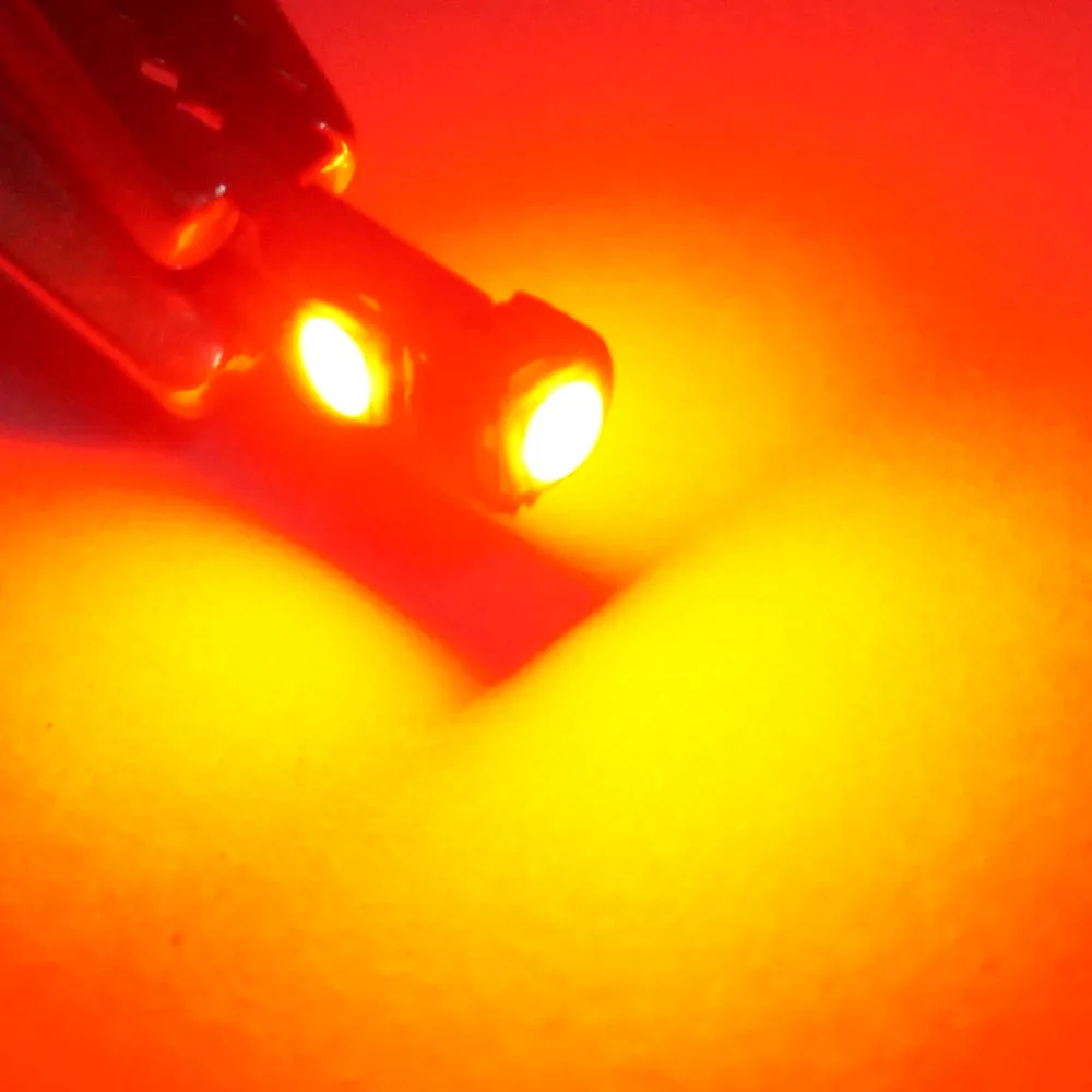 10 шт. canbu T5 светодиодный светильник 73 74 лампочка лампа приборной панели для Volvo S40 S60 S70 S80 S90 V40 V70 V90 XC70 C70 960 940 850 780 760 - Испускаемый цвет: Красный