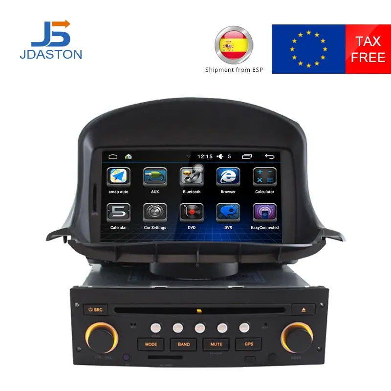 

JDASTON One Din Android 6.0 Car DVD Player For peugeot 206 206CC Car Radio GPS Navigation Audio Video WiFi Multimedia CANBUS RDS