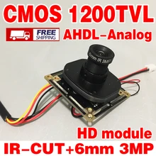Mini Monitoring circuit board HD Color 1/4CMOS FH8510DSP+BY3006 6mm/8mm/12mm optiona 3.0mp lens ir-cut Include cable chip module
