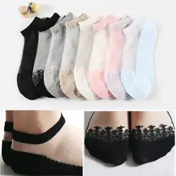 2019 Для женщин Удивительные летние ультратонкие носки тонкие прозрачные шелковые кружевные носки Для женщин носки сетка Носки эластичные