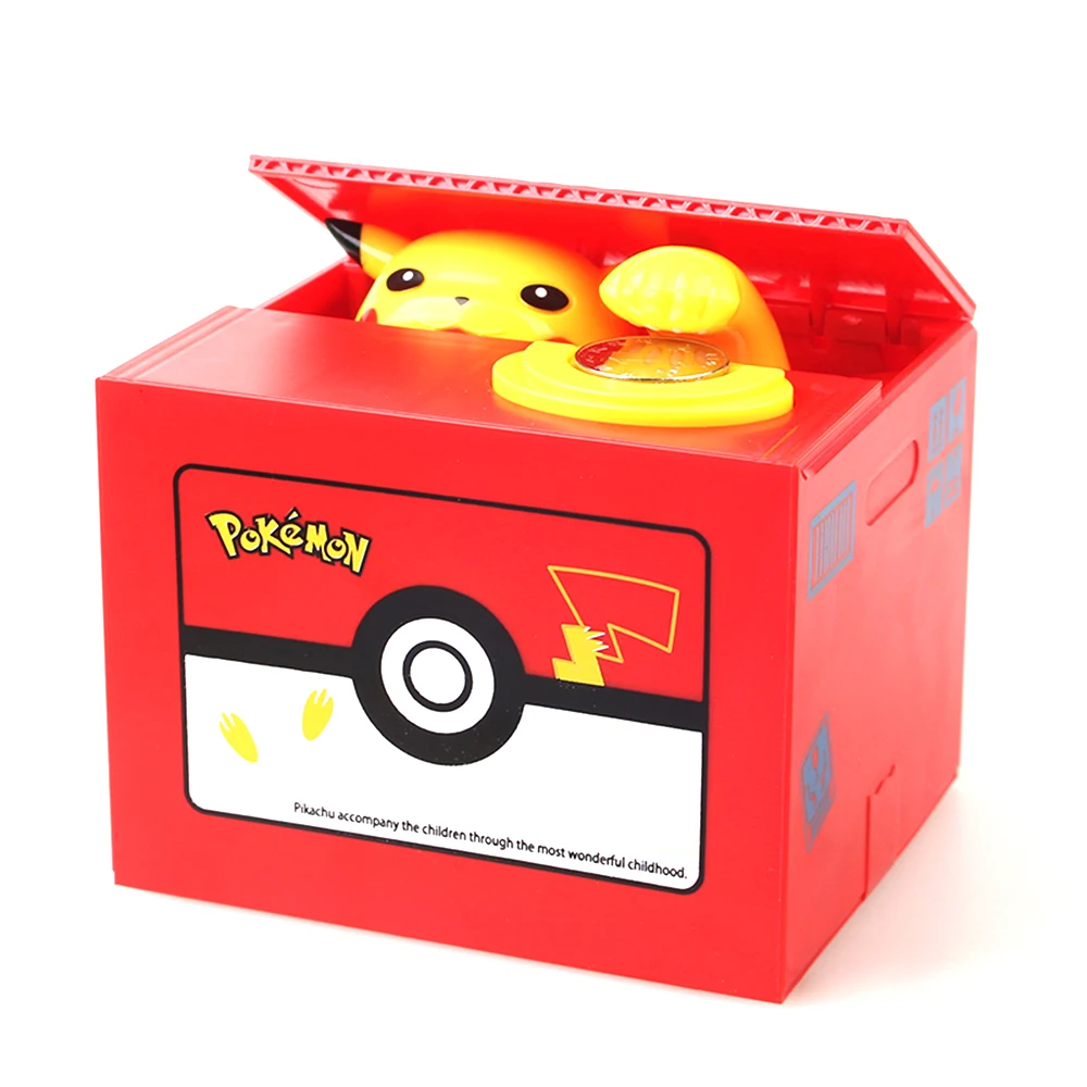 perspectief Eerlijk Prime Pokemon Munt Opslag met Muziek Veiligheid Dozen Elektrische Automatisch  Spaarpot Geld Kluis Voor Kids Gift Bureau Speelgoed 12*10*9 CM|Kluizen| -  AliExpress