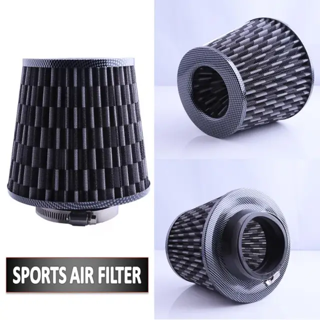 Buy 100 brand new Universal Chrome Finish Car Air Filter Induction Kit High