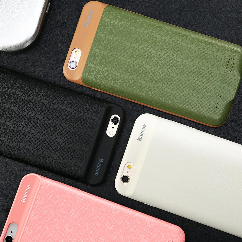 Baseus Charger Case For iPhone 6 6s Plus 2500/3650mAh Power Bank Case Ultra Slim External Pack