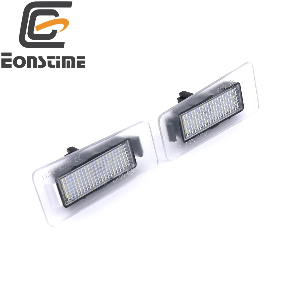 

Eonstime 2pcs 6500k LED License Plate Light for Hyundai Elantra 2011~2013 I30 2012~2014 Auto Replacement Rear Car