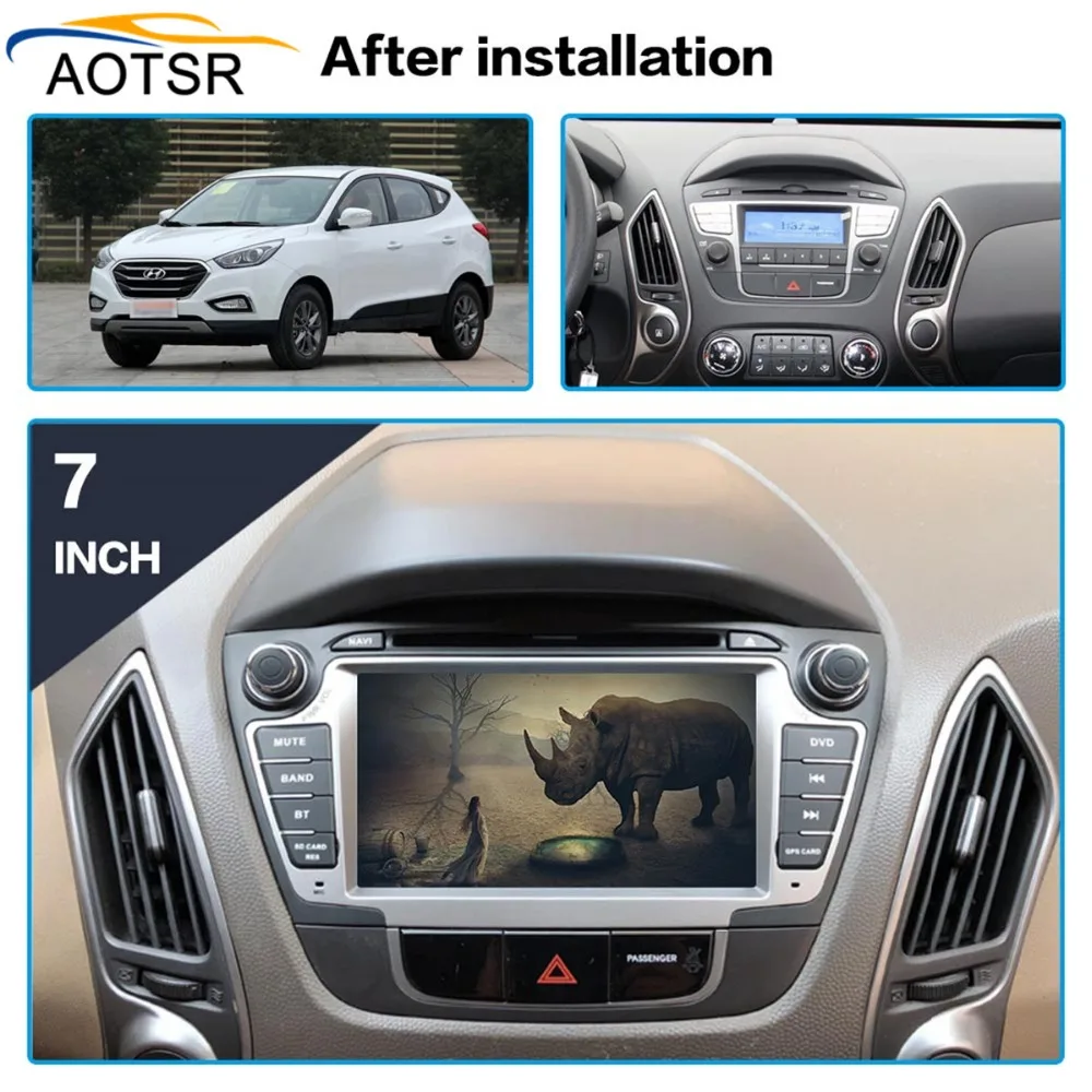 Perfect 4G+32G Octa 8 core android 8.0 car dvd head unit for Hyundai Tucson/IX35 2009-2015 multimedia player car radio gps navigation BT 1