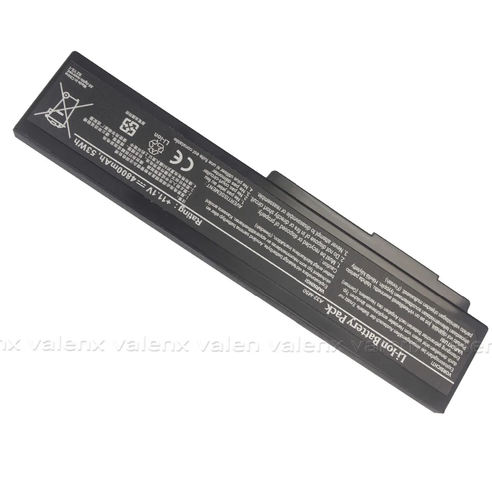 Новый аккумулятор для ноутбука ASUS N61 N61jq N61Ja N61Jv N61Vn N43 N53 N53J N61JQ|new laptop battery|laptop